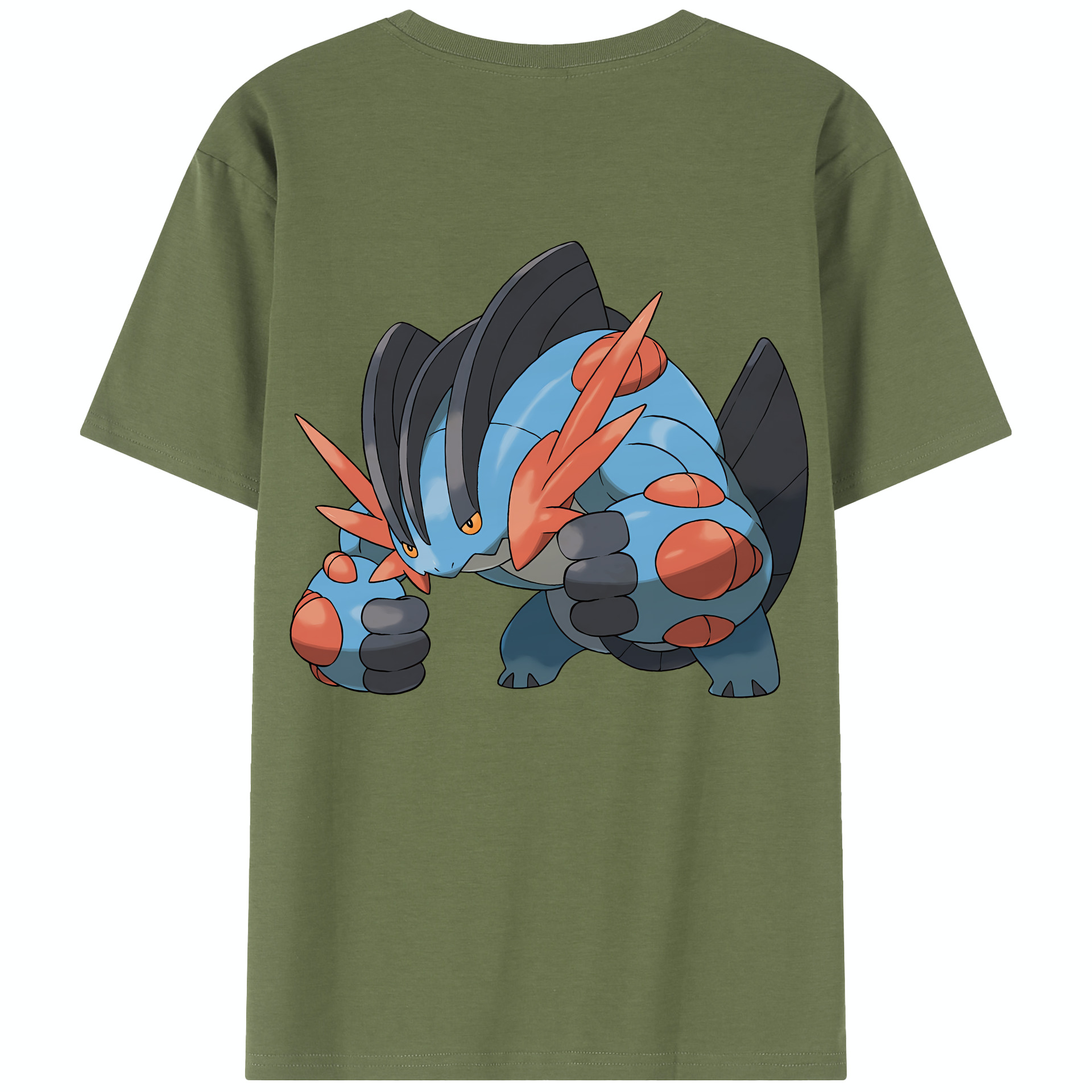 （画像用） ポケットモンスター Pokémon 綿100％半袖Tシャツ（背面プリント）